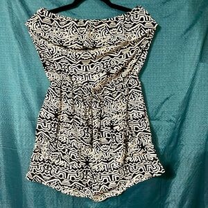 Papaya Romper Strapless